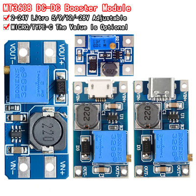 Creatall MT3608 DC-DC Boost Modülü 2A Boost Board Giriş Voltajı 2-24V Çıkış Voltajı 30V