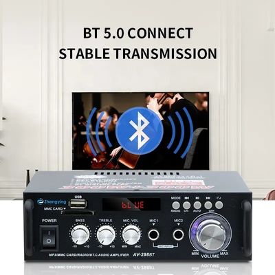 Kablosuz BT 2.0Stereo Ses Güçlendiricisi LDZS AV-298BT Araba Güçlendiricileri ve KTV Ev için