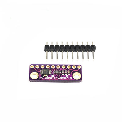 ADS1115 ADS1015 16 Bit ADC 4 Kanal Modülü Programlanabilir Kazanç Güçlendirici 2.0 V'den 5.5 V'ye kadar 100% Asıl