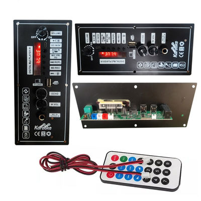 10W 20W Güç Bluetooth Uyumlu Şarj Edilebilir Lityum Pil Amplifikatör Kartı, MP3 Çalar ve Mikrofon