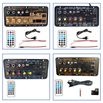 10W 20W Güç Bluetooth Uyumlu Şarj Edilebilir Lityum Pil Amplifikatör Kartı, MP3 Çalar ve Mikrofon