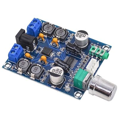 DC12-28V Ses Güç Amplifikatörü Kartı Çift Kanallı 45W*2 Stereo Doğrusal HD Sürümü