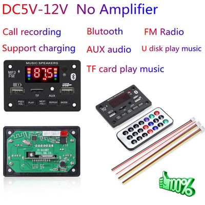 Kablosuz BT 5.0 MP3 oynatıcı modülü 6-12V DC ve Araba Ses Sistemleri için Kayıpsız Ses Destek