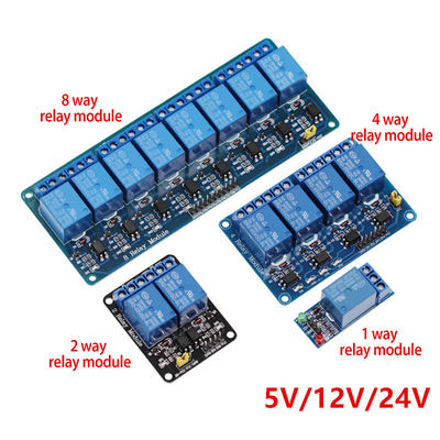 Arduino 1 2 4 6 8 Kanal Relay Modülü için Yüksek ve Düşük Seviye Trigger 5V/12V/24V Kalkan