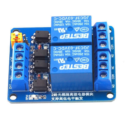 Çift Optocoupler İzolasyonu ile 2 Kanal Relay Modülü 3.3V 5V 12V 24V güç kaynağı modülü