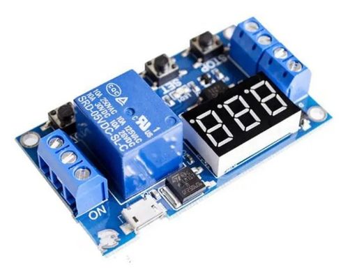 PCB imalatı için mühürlü 12V Dijital LED Ekran On/Off Timer Relay Switch Board