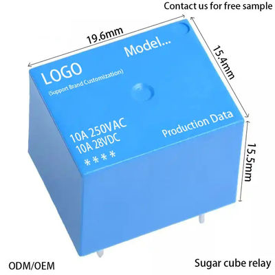 PCB Mini Elektromanyetik Rele T73 Güç 10A 10amp 1 Co Dc 5V 12V 24 24V 24vdc 4 Pin 5Pines 5 Pines