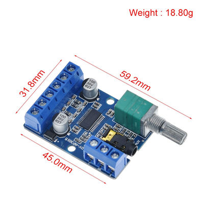 30Wx2 Yüksek Güçlü Stereo Dijital Amplifier Board, DIY Ses Projeleri için 12V/24V Güç Tedarikçisi