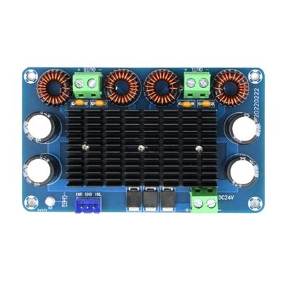 Ev Tiyatrosu Stereo Equalizer için DC 12-28V Çıktısı ile 150W + 150W Yüksek Güçlü Amplifier Ses Kartı