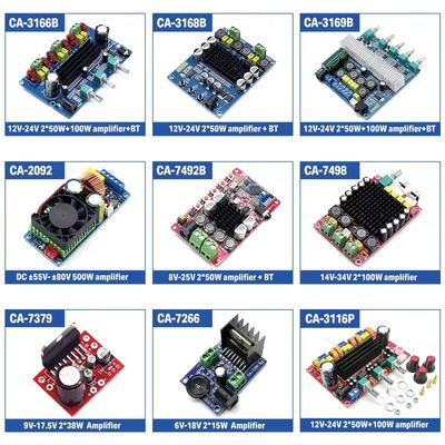 50W*2 100W TPA3116D2 BT 5.0 HIFI Audio için Dijital Güçlü Subwoofer Amplifier Board