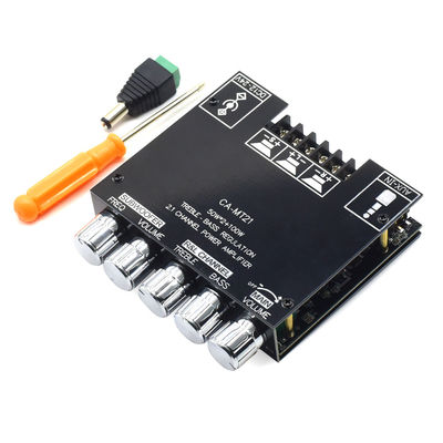 CA-MT21 2.1 Kanal BT 5.0 Subwoofer Amplifier Board 2*50W+100W 12-24V AMP+BT