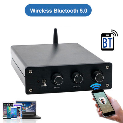 100W*2+200W Ev Ses Gücü Amplifikatörü Bluetooth 5.0 ve 2.1 Kanal Mini HiFi Stereo Sınıf D Dijital Amp