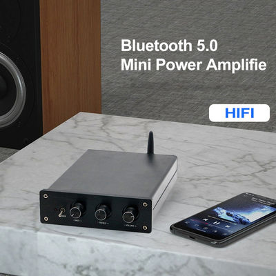 Ev Ses Ses Gücü Amplifikatörü 100W*2+200W Ev Tiyatrosu Mini HiFi Stereo D Sınıfı Dijital 2.1 Kanal Amp