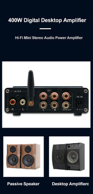 100W*2+200W Ev Ses Gücü Amplifikatörü Bluetooth 5.0 ve 2.1 Kanal Mini HiFi Stereo Sınıf D Dijital Amp