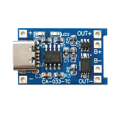 CA-033 Micro Type-C USB 5V Şarj Kartı Çift Fonksiyonlu 1A Li-Ion Lityum Pil Şarj Modülü 18650 TP4056 IC'ler Ürün