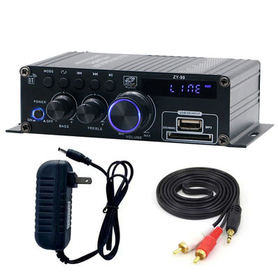 Hifi Stereo Ses Gücü Güçlendirici 120W Çift Kanal Güç Güçlendirici Bağımsız Kontrol Equalizer Ev Dijital Güçlendirici