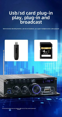 Hifi Stereo Ses Gücü Güçlendirici 120W Çift Kanal Güç Güçlendirici Bağımsız Kontrol Equalizer Ev Dijital Güçlendirici