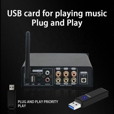 2.1 Kanal 100W Çıkış Gücü Kablosuz Bluetooth Dijital Ses Ev Ses için HIFI Güç Amplifikatörü