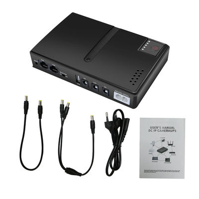 Mini 10400mAh 36W Router Modem CCTV Güvenlik Kamerası için kesintisiz güç kaynağı (UPS) AC DC yapılandırılabilir güç kaynağı