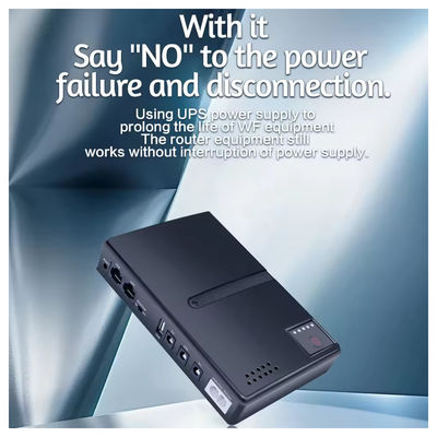 Mini 10400mAh 36W Router Modem CCTV Güvenlik Kamerası için kesintisiz güç kaynağı (UPS) AC DC yapılandırılabilir güç kaynağı