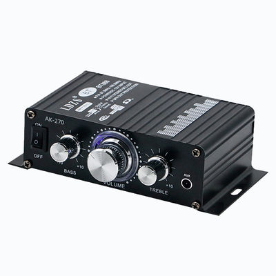 AK-270 12V Küçük Güçlü Bluetooth Ses Güçlendirici 2.0 Kanal Çıkış HIFI Ev Tiyatrosu Ses Sistemi için Mini Güç Güçlendirici