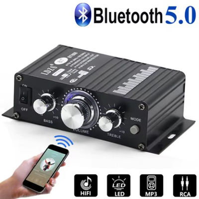 AK-270 12V Küçük Güçlü Bluetooth Ses Güçlendirici 2.0 Kanal Çıkış HIFI Ev Tiyatrosu Ses Sistemi için Mini Güç Güçlendirici