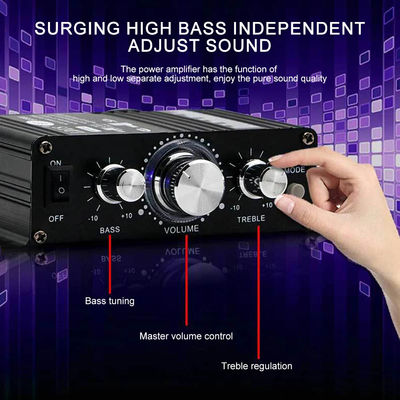 AK-270 12V Küçük Güçlü Bluetooth Ses Güçlendirici 2.0 Kanal Çıkış HIFI Ev Tiyatrosu Ses Sistemi için Mini Güç Güçlendirici