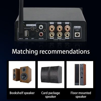 TPA3116 Dijital Güçlendirici 100W Stereo HiFi D Sınıfı Bluetooth 5.0 ve Alüminyum Alaşım Koruması ile