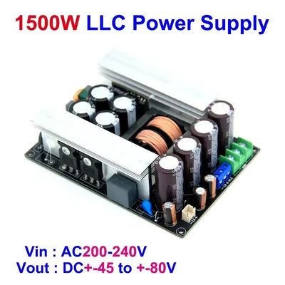 1500W LLC 5 Yolu Aktarma Modülü Güç Tedarik Kurulu Dağlılık Dijital Ses Güçlendirici için AC DC Dönüştürücü LLC-1500W