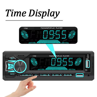 Evrensel 60Wx4 Araba Radyoları Stereo MP3 Oynatıcı FM Alıcı Radyo Stereo Sesli Müzik Dash AUX Girişi ile USB/SD