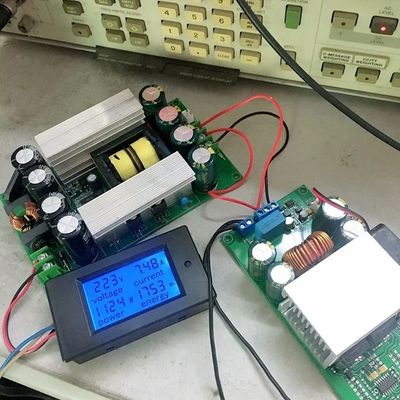 Çift Çıktı 1000W LLC Yumuşak Değiştirme Güç Amplifier Board ±35V'den ±80V'ye DIY Ses Kurulu Dağ AC DC Değiştiriciler