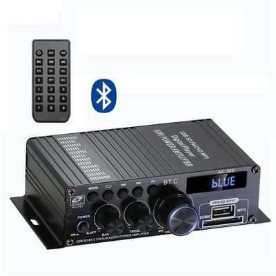 AK-380 5.0 Güçlendirici 2.0 Kanal Araba Ev Tiyatrosu Güçlendirici Mini HIFI Dijital Ses Güçlendirici Stereo USB OTG Giriş