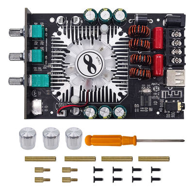 ZK-1602T 2*160W 2.0 Kanal Dijital Güç Güçlendirici Modülü D Sınıfı Ses Stereo BT 5.0 Subwoofer Güçlendirici Kartı ZK-1602T