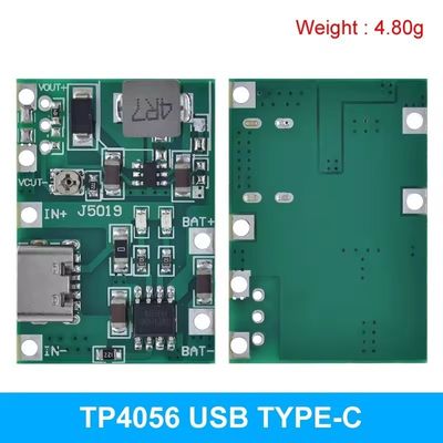 Tip-C USB 3.7V 9V 5V 2A DC-DC Değiştiriciler Taşıma Lityum Li-ion 18650 Pil Şarj cihazı 18650 Şarj cihazı Step Boost Güç kaynağı modülü