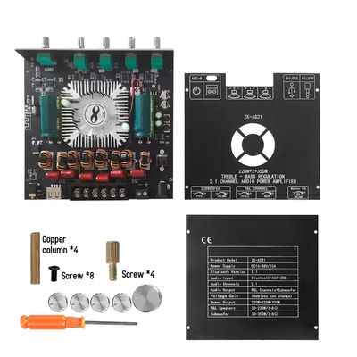 ZK-AS21 2.1 Kanal Ses Güçlendirici Modülü TPA3255 Subwoofer 220WX2+350W 220WX2+350W Güçlendirici Kartı ZK-AS21