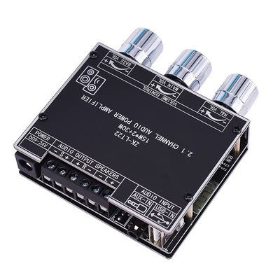 ZK-LT22 LT23 Ses Alıcısı Güç Amplifier Modülü 2.1 Kanal Subwoofer Yüksek Bas Düzenleme Sınıfı D 12V Ev TWS