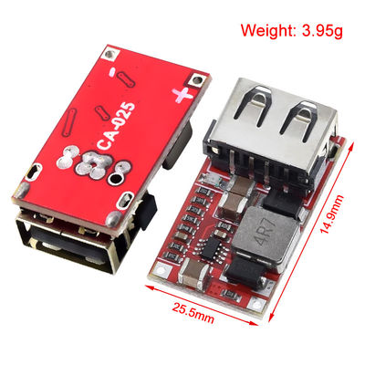 CA-025 Verimli DC-DC dönüştürücü USB şarj cihazı geliştirme tahtası 6V-24V 24V 12V'den 5V'ye kadar 97.5% Araba güç kaynağı için Buck modülü