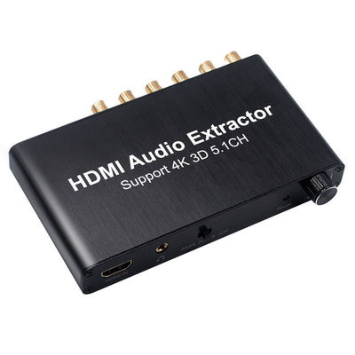 HDMI'den 3.5mm RCA Analog Ses Değiştiricisi Ekstraktör Dekoder PS4 DVD 5.1 Kanal Ses Bölücü Özel Kalıp