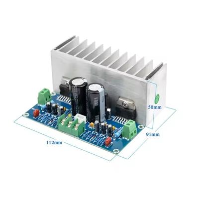 Yüksek Güçlü D Sınıfı Çift AC12-32V Ses Güçlendirici Kartı 2 * 100W TDA7293 Hoparlörler için Stereo Dijital Amp