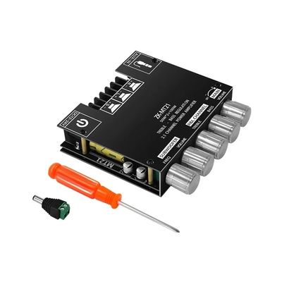 ZK-MT21 HiFi Dijital Güç Amplifier Board 100W+2*50W 2.1 Kanal Subwoofer AUX 12/24V Ses Stereosu 5.0 Amp ZK-MT21