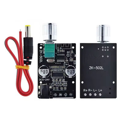 ZK-502L Mini Bluetooth 5.0 DC 5-24V 50Wx2 Stereo Güç Güçlendirici Kablosuz Ses Dijital Kartı Bluetooth Güçlendirici Spe