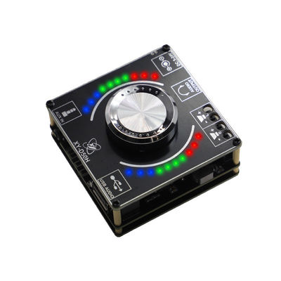 TPA3116 Modülü 50W*2 Stereo HIFI Hacim Spektrumu Güç Amplifier Board With Music Rhythm Lamp Özel Kalıp