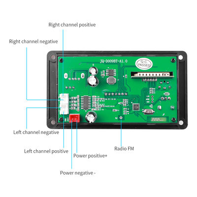 80W Amplifier Board Kablosuz Araba Müziği Mp3 Dekoder Oyuncu Elsiz Modül DC 5V-26V FM Radyo Ses Modülü