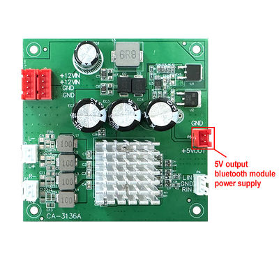 CA-3136A Dijital Ses Güçlendirici Modülü 2*50W Çıkış 8-24V Girdi ve 5V Çıkışlı TPA3116 Güçlendirici Kartı