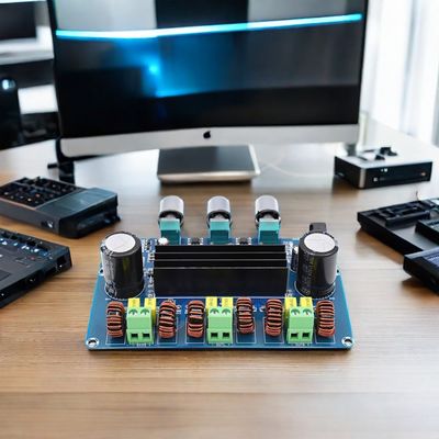 2.1 kanallı Kablosuz Dijital Güç Amplifikatörü Kartı 50Wx2+100W Kanal Yüksek Güçlü Ses Versiyonu 5.0 Amplifikatör Kartı