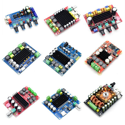 DC 5V 20W 2.1 Kanal 3D Çevrimsel Dijital Stereo AMP Modülü D Sınıfı Amplifier Ses Kartı