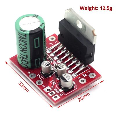 2.0 İki Kanal 39W Güç Amplifier Board 12V DC Ses Modülü