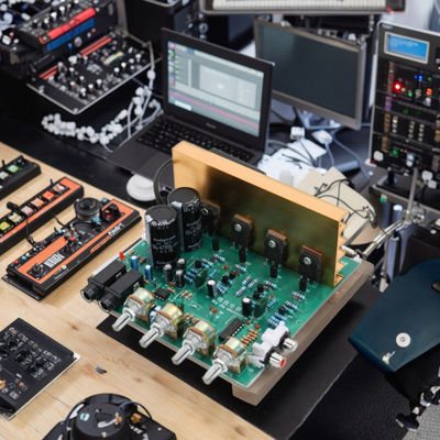 100W 2.0 Kanal Ses Amplifikatör Kartı PCB Modülü 16x14x6cm