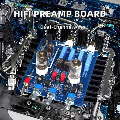 6J1 OEM ODM HIFI Audio Tube Preamplifier Board with High Low Sound Adjustment and 2.0 Channel for Home Amplifier