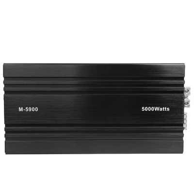 12V 5000W Yüksek Güçlü Mono Sınıf D Araba Ses Güç Amplifikatörü 5000 Watt Subwoofer ve Geçiş Filtreleri